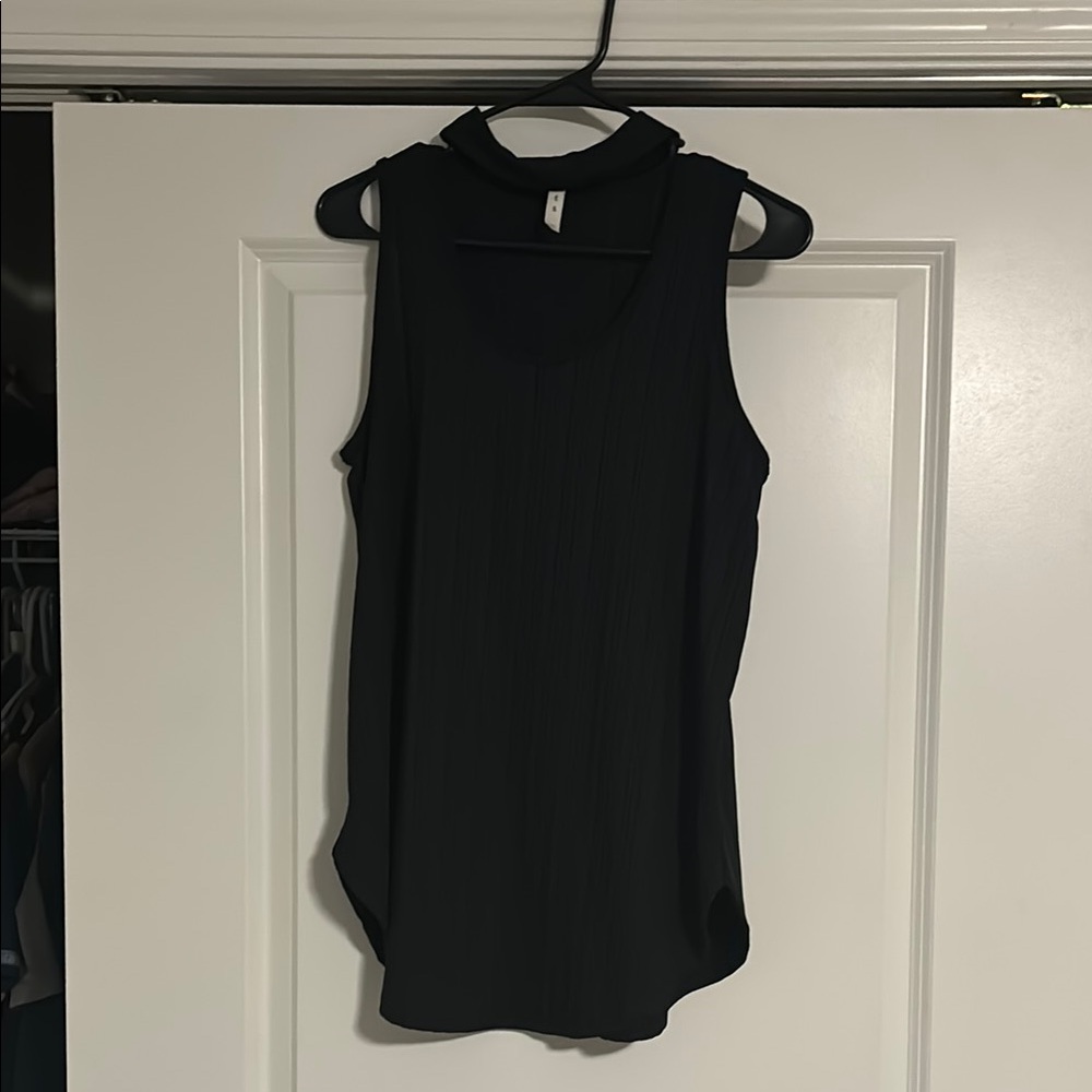 Elegant Black Sleeveless Top
